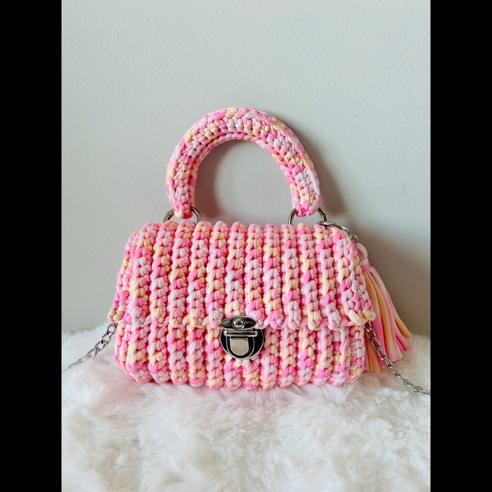Peach Blossom Crossbody Bag
